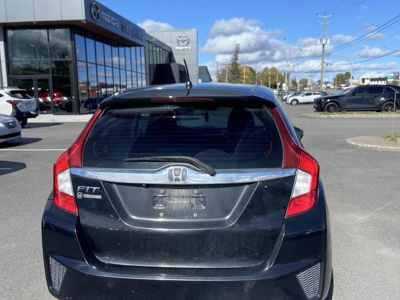 Honda Fit 2015 Noir Ste-Agathe des Monts - photo #5