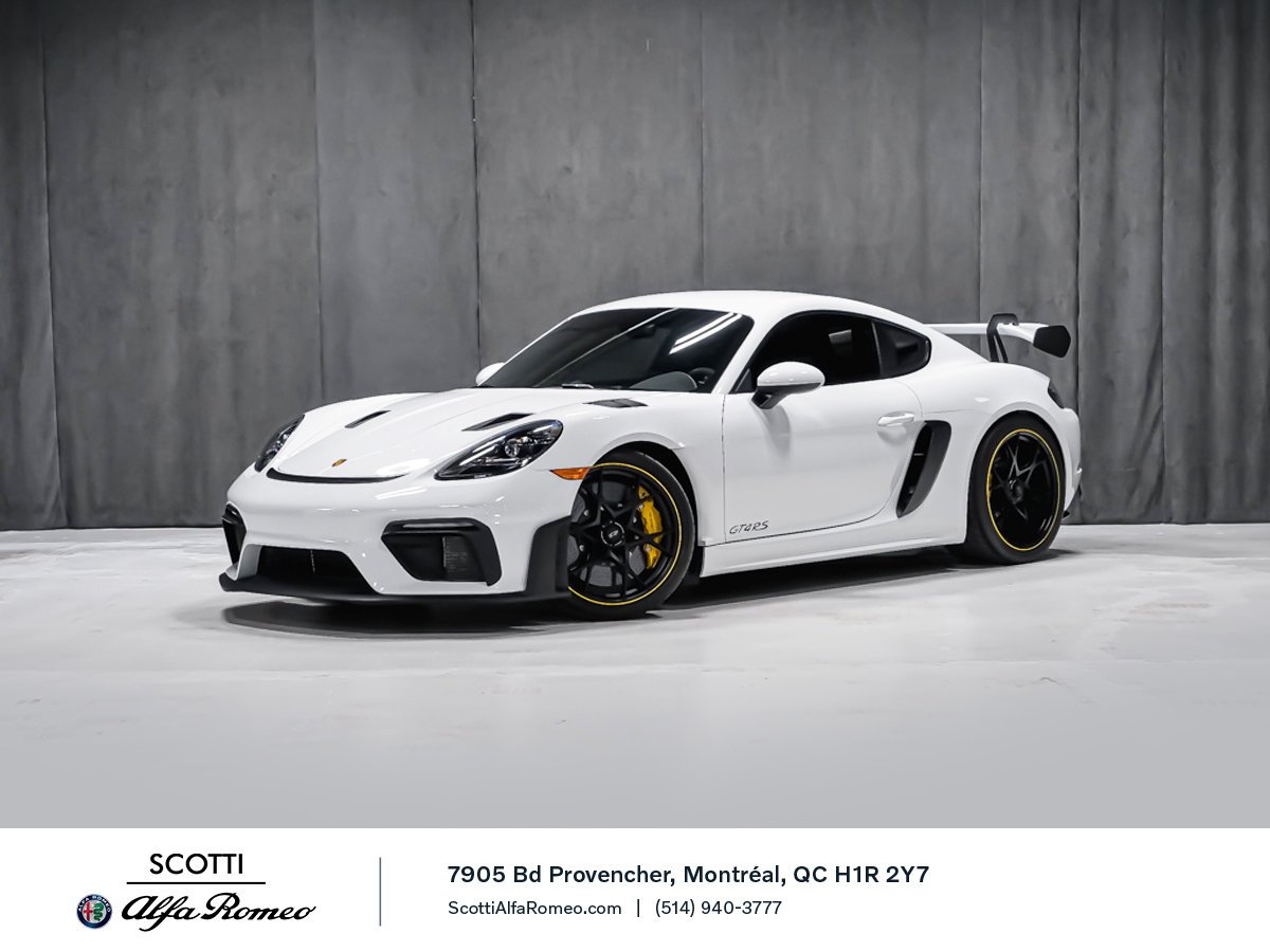 2025 Porsche 718 Cayman GT4 RS White Montreal - photo #0
