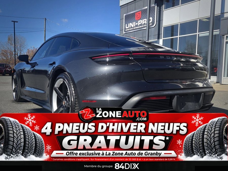Porsche Taycan Turbo S FREIN CÉRAMIQUE + SUSPENSION PNEUMATIQUE + BURMESTER 3D HIGH-END 2020 Gris