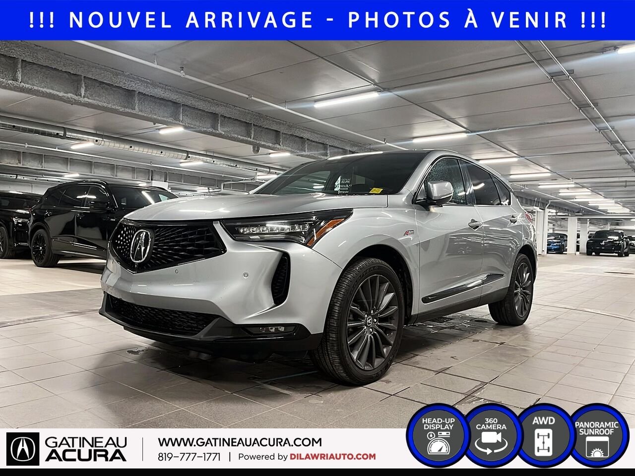2024 Acura RDX A-Spec Platinum Élite SH-AWD Silver Ottawa & Gatineau - photo #0