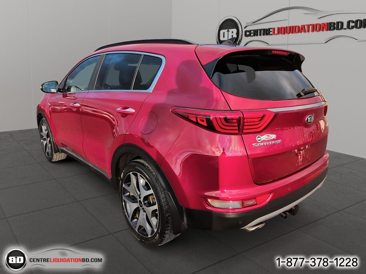 Kia Sportage SX Turbo TI avec noir | BD0036 2018 Rouge Granby - photo #7