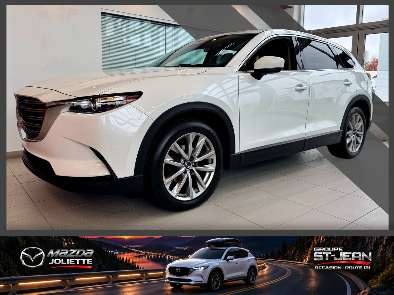 2021 Mazda CX-9 White Notre-Dame-des-Prairies - photo #0