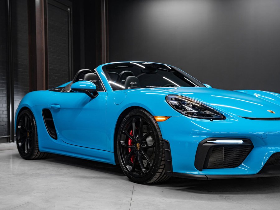2020 Porsche 718 Spyder 2020 Blue