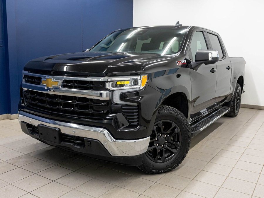 Chevrolet Silverado 1500 LT Z71 CREW V8 4X4 *CAMERA 360* SIEGES CHAUF *NAV 2024 Noir