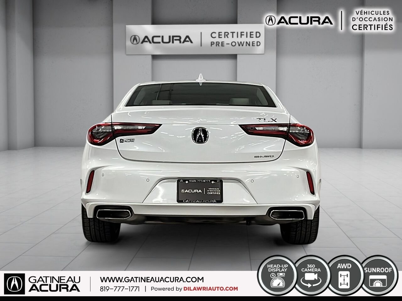 2021 Acura TLX Platinum Élite berline SH-AWD White Gatineau - photo #16