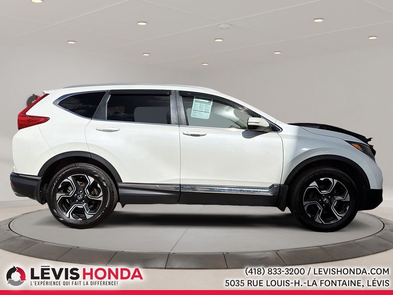 Honda CR-V Touring AWD Touring Traction Intégrale 2018 Blanc Lévis - photo #10