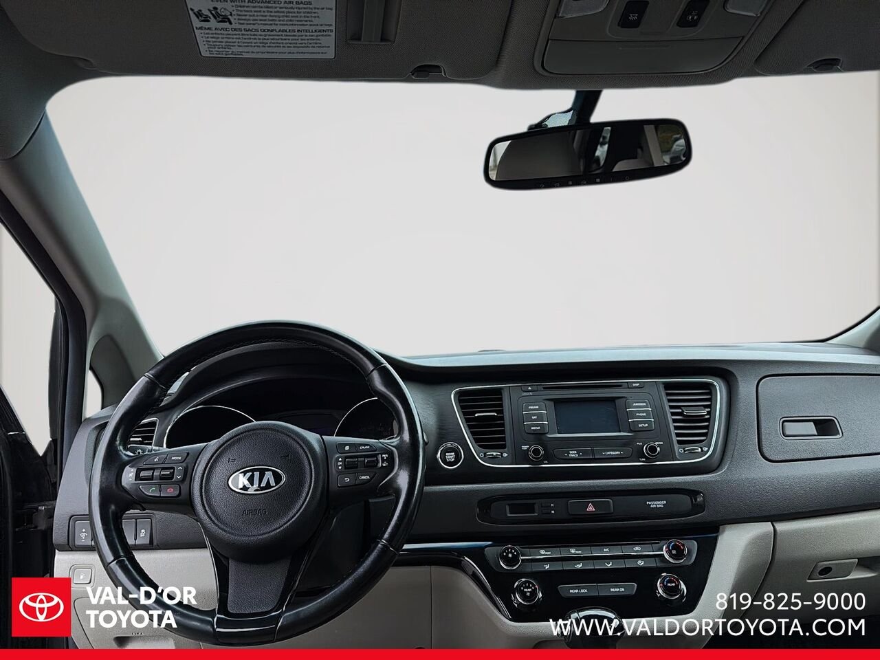 2016 Kia Sedona LX+ familiale 4 portes Grey Val-d'Or - photo #9