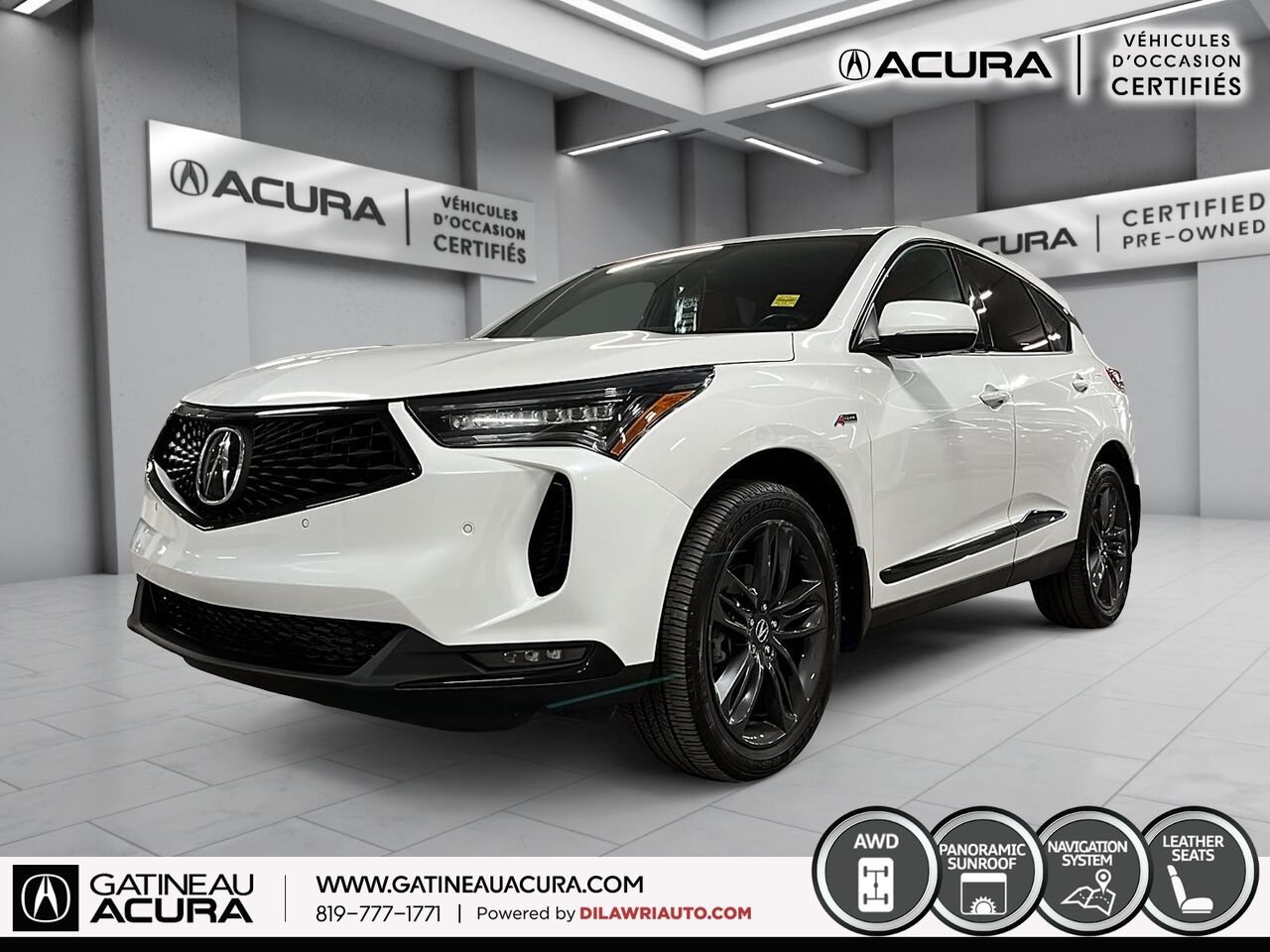 Acura RDX A-Spec SH-AWD 2023 Blanc Gatineau - photo #0