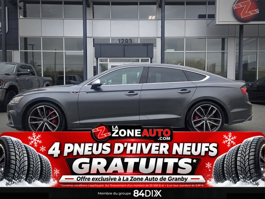Audi S5 Sportback Technik 354 HP + Système audio B&O 2018 Gris