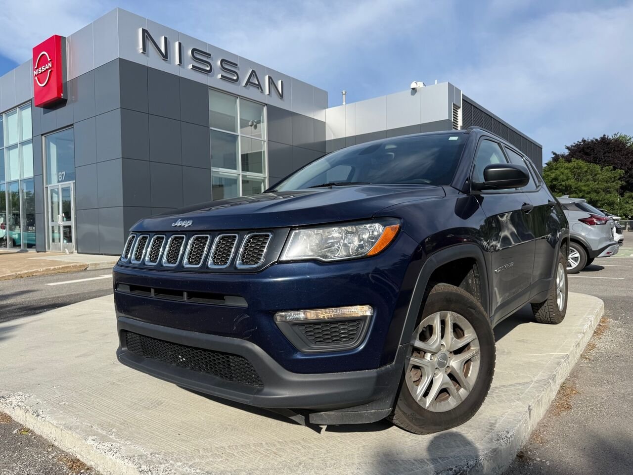 Jeep Compass Sport 4x4 2018 Bleu Châteauguay - photo #0