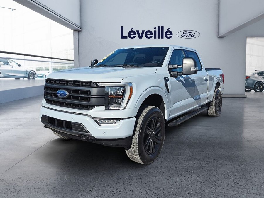 2022 Ford F-150 LARIAT 5.0L ** 502A ** SPORT ** TOIT PANO ** FX4 20P ** PRO POWER 2KW ** B&O ** 6,5 pi 6,5 pi White