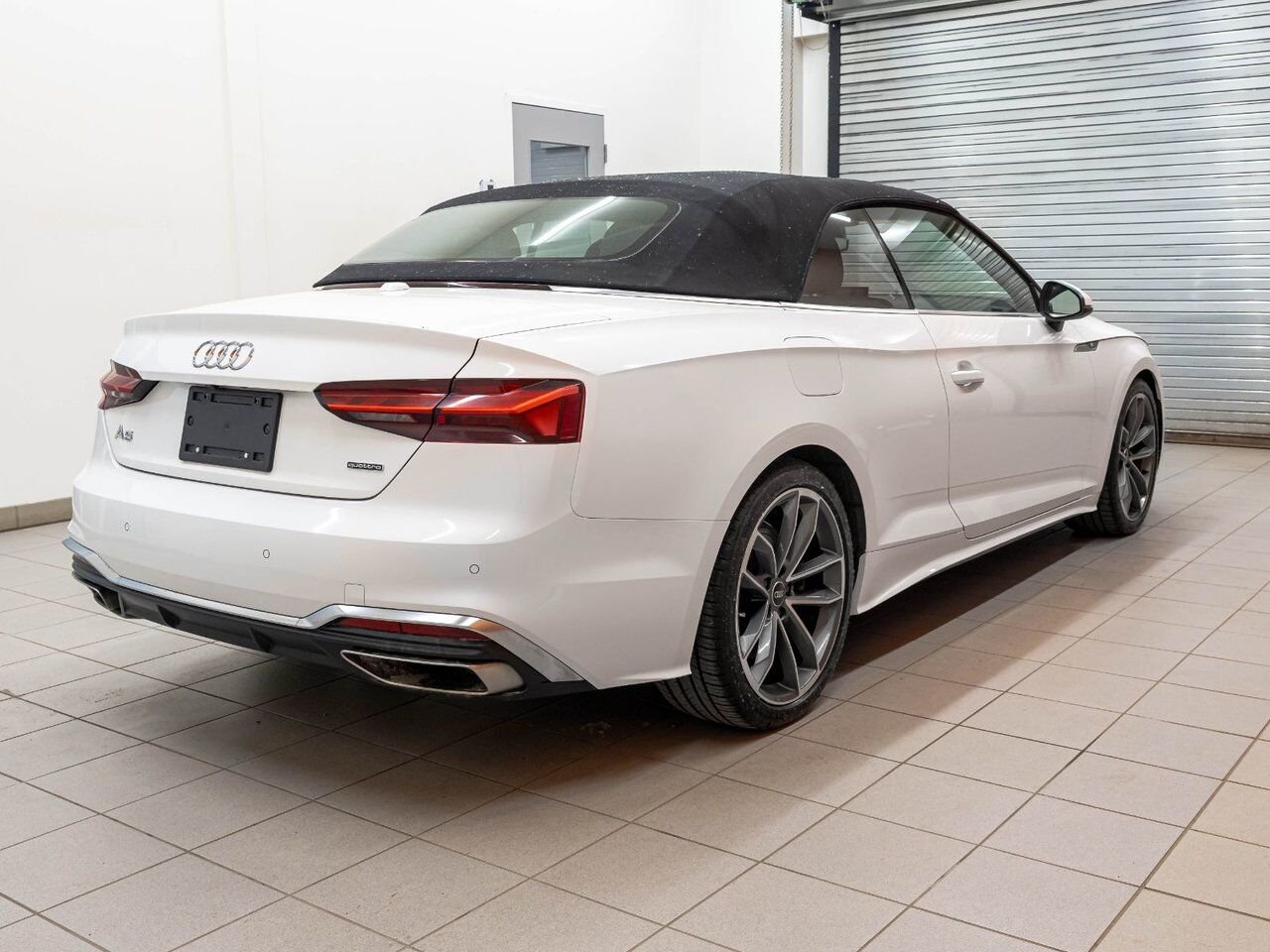Audi A5 PROGRESSIV S LINE QUATTRO *NAV* CUIR SIÈGES CHAUFF 2021 Blanc Saint-Jérôme - photo #7