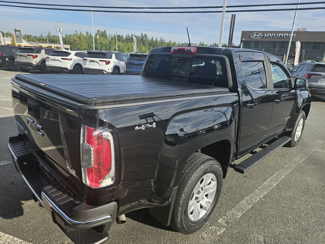 GMC Canyon SLE cabine multiplace 4RM, 128,3 po 2018 Noir Thetford Mines - photo #25