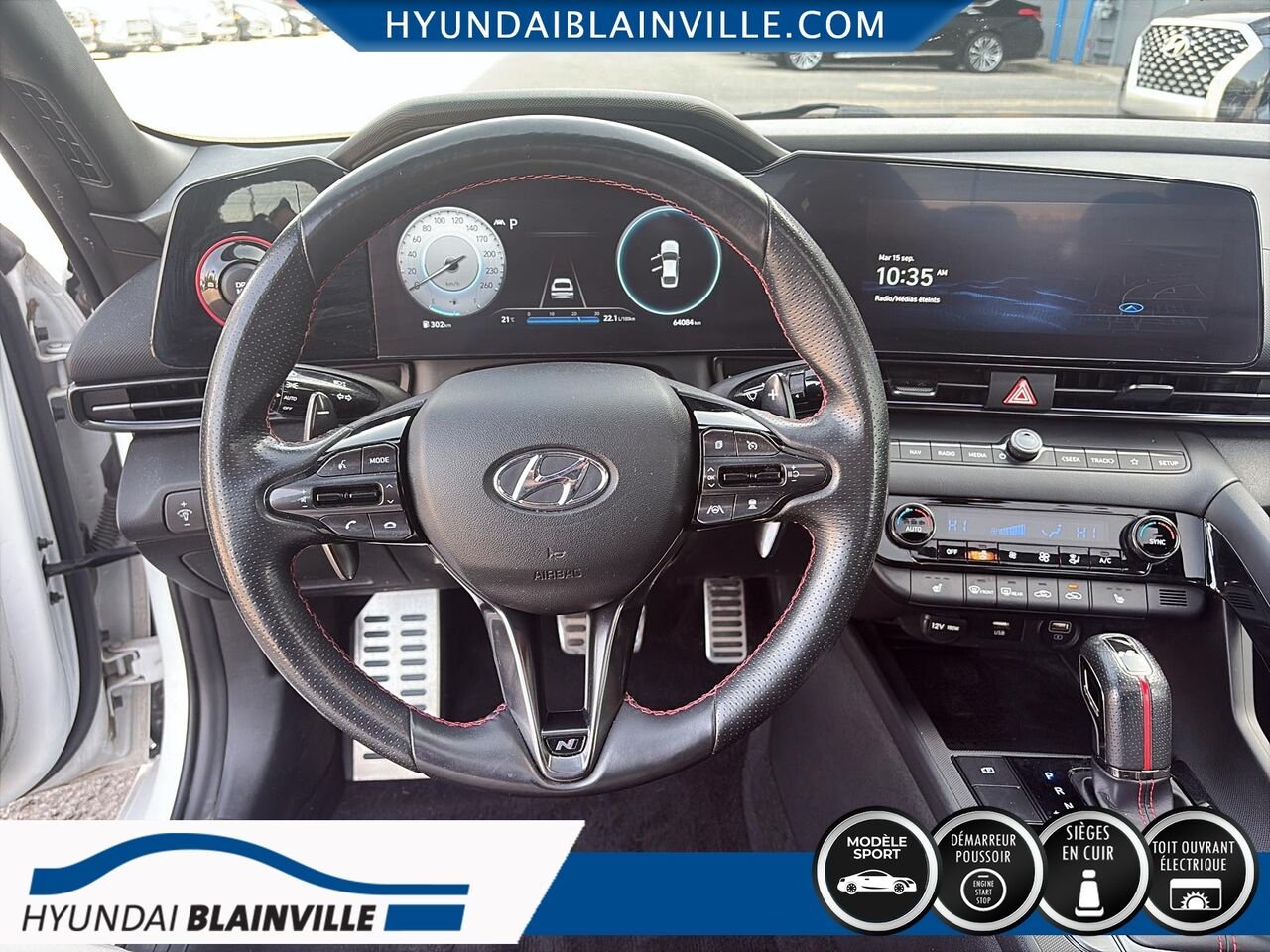 Hyundai Elantra 2023 Blanc Blainville - photo #14
