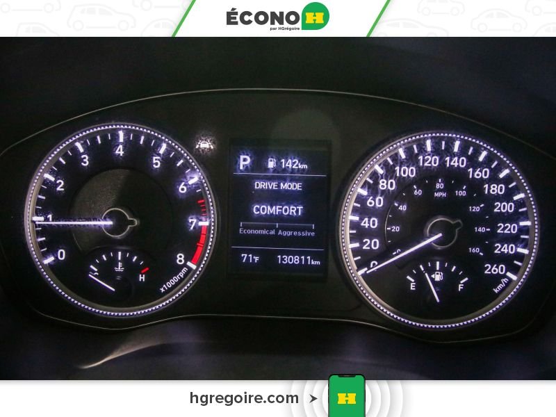 Hyundai Santa Fe 821378 | ESSENTIAL AUTO A/C GR ELECT CAMERA RECUL MAGS 2019 Argent Laval - photo #8