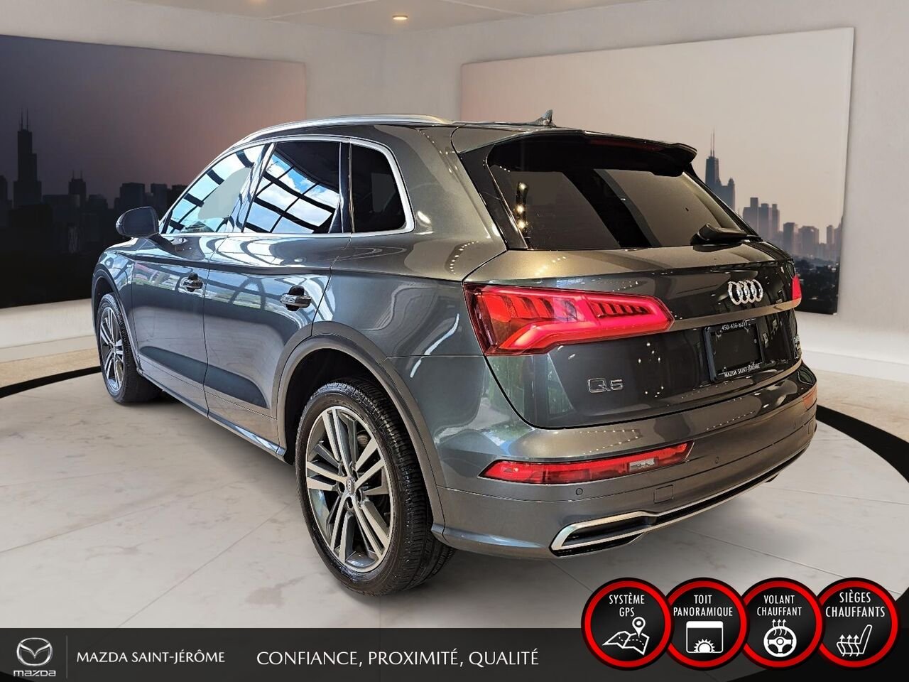 2018 Audi Q5 Grey Sainte-Agathe-des-Monts - photo #9