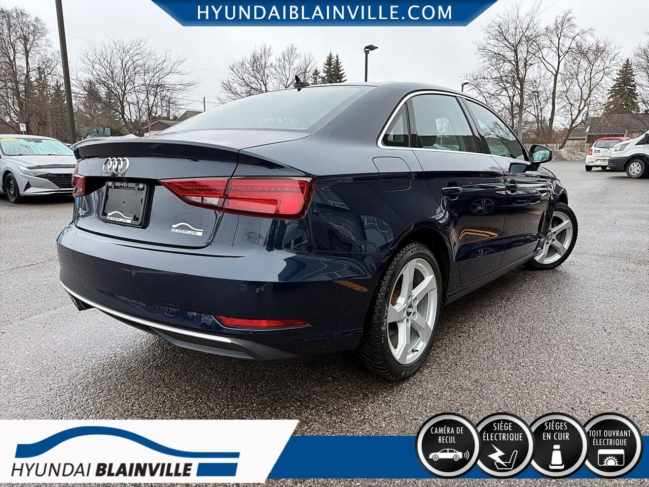 2019 Audi A3 berline Blue Blainville - photo #3