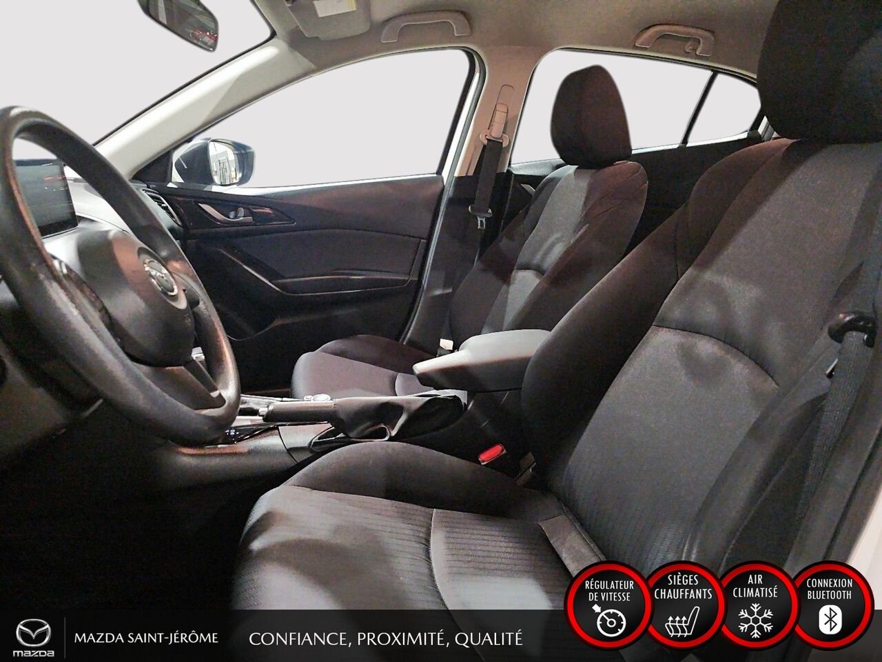 Mazda Mazda3 Sport GX | JAMAIS ACCIDENTÉ | A/C 2016 Blanc Saint-Jérôme - photo #16
