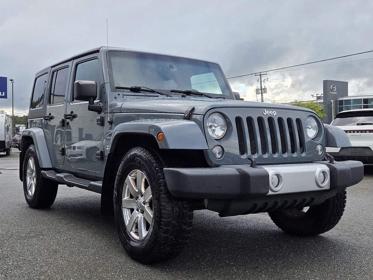 Jeep Wrangler Unlimited Sahara 2015 Gris Granby - photo #8
