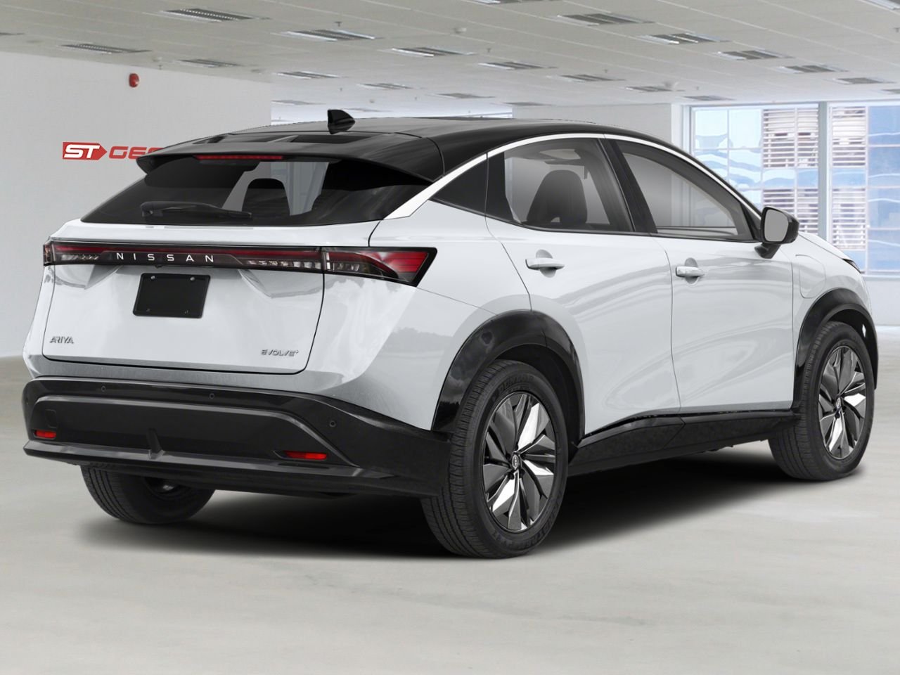 2026 NISSAN ARIYA Everest White Pearl Tricoat/Black Diamond Pearl Saint-Georges - photo #2