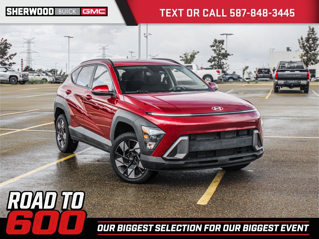 2024 Hyundai Kona 2.0L Preferred AWD Red Sherwood Park - photo #0
