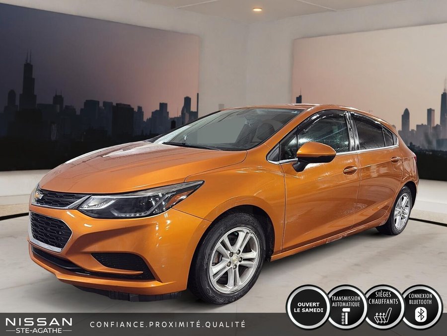 Chevrolet Cruze LT 1.4L à hayon 4 portes avec 1SD 2017 Orange