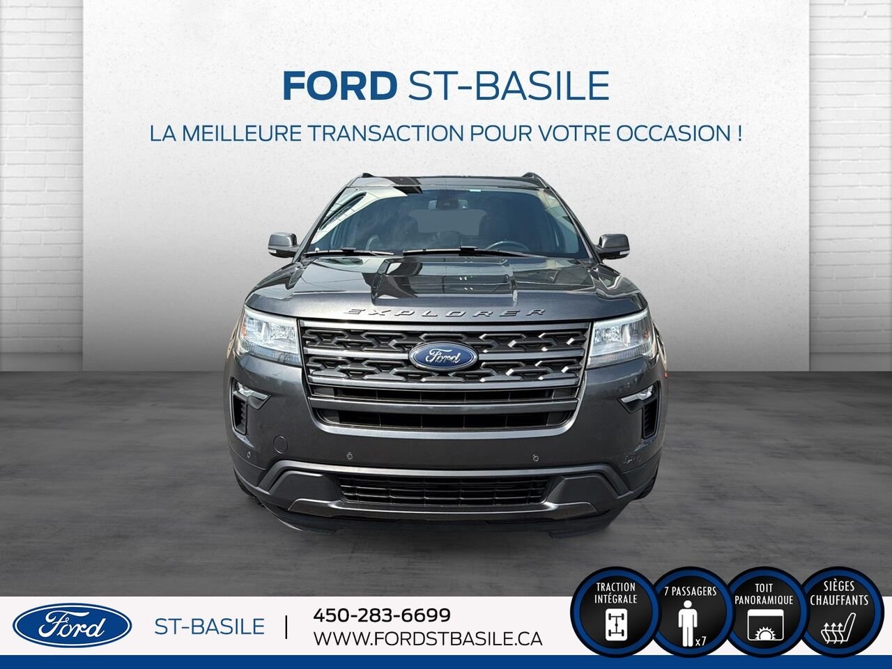Ford EXPLORER 2019 gray Saint-Basile-le-Grand - photo #11