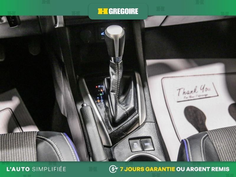 Toyota Corolla 823044 | SE AUTO AC CUIR GR ELECT CAMERA DE RECUL BLEUTOOTH 2019 Noir Laval - photo #24