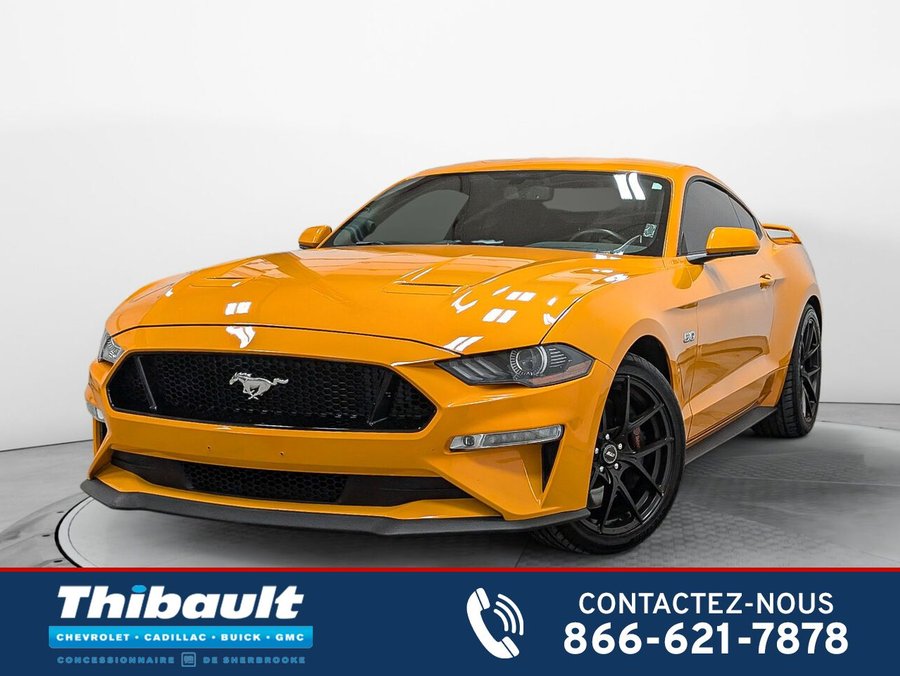 2019 Ford MUSTANG GT Manuelle Bas Kilométrage Orange