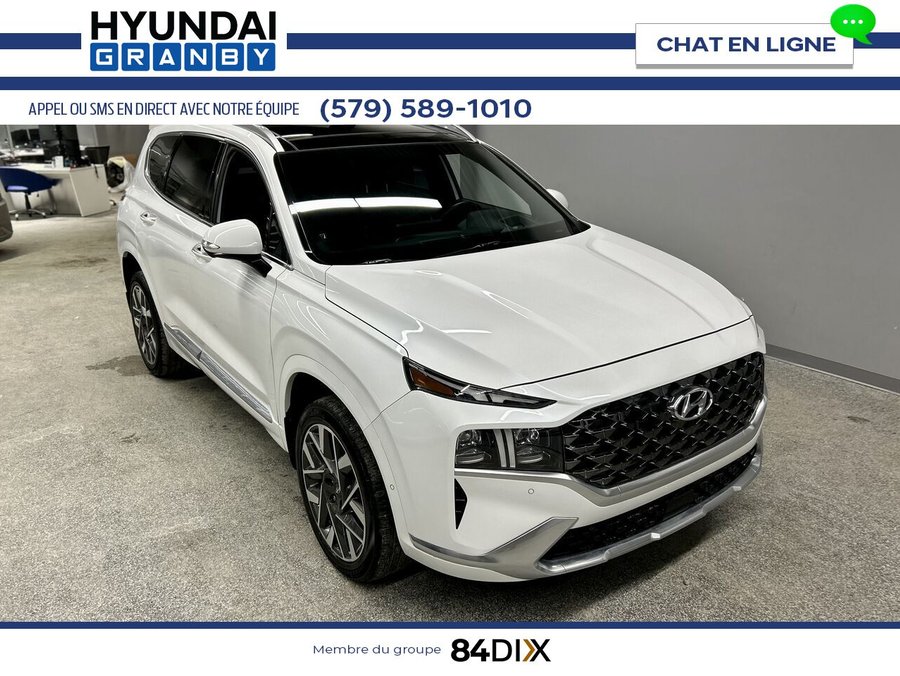 Hyundai Santa Fe Ultimate Calligraphy 2.5T AWD 2022 Blanc