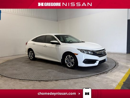 Honda Civic LX * Caméra * Bluetooth * Cruise * 2017 Blanc