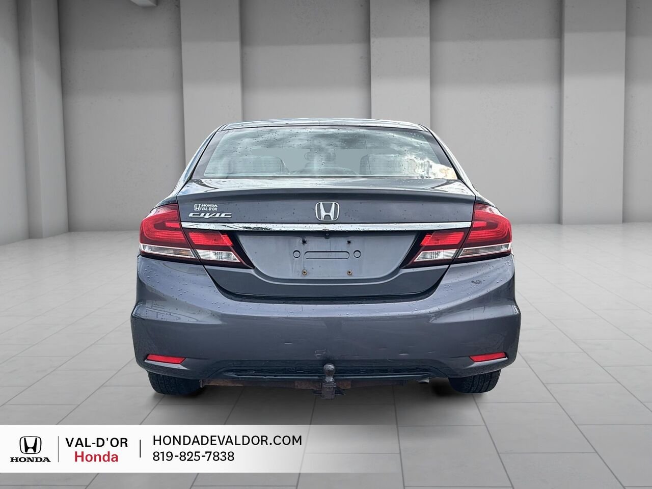 Honda Civic Berline LX 4 portes, boîte automatique 2015 Gris Val-d'Or - photo #4