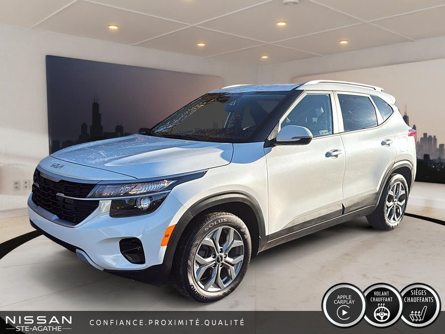 Kia Seltos LX TI | 1 PROPRIÉTAIRE | CARPLAY | ANGLES MORTS | CAMÉRA DE RECUL 2024 Blanc