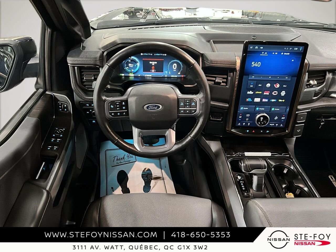 Ford F-150 Lightning GROUPE 510 A, standard range 2023 Bleu Ste-Foy - photo #13
