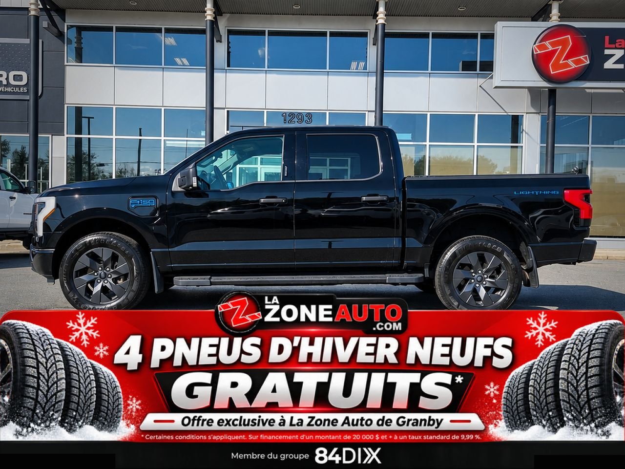 2024 Ford F-150 Lightning XLT Black Granby - photo #2