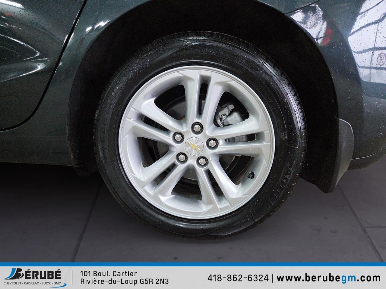 Chevrolet Cruze LT 1.6L à hayon 4 portes avec 1SH 2018 Noir Rivière-du-Loup - photo #6