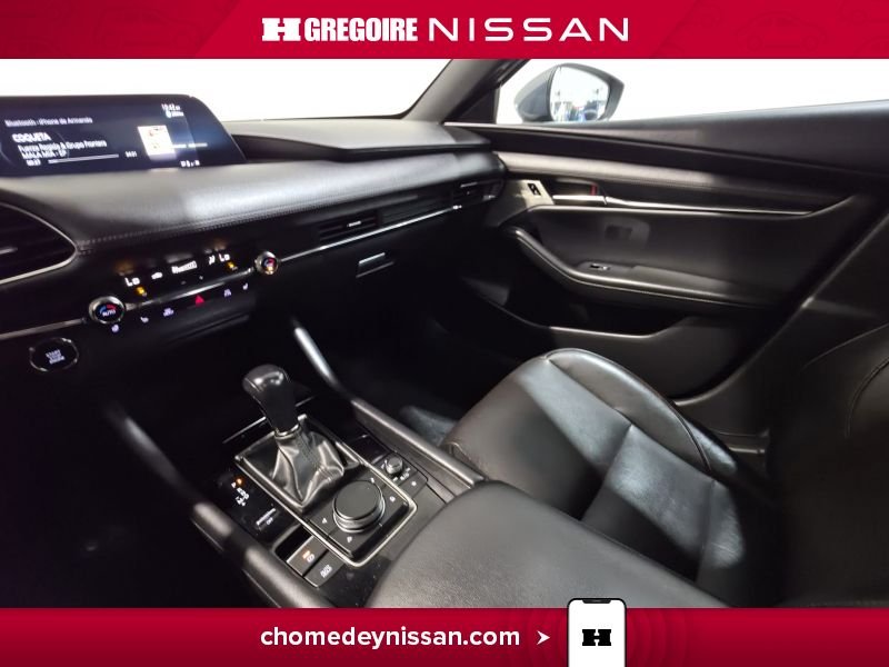 Mazda 3 CH7343 | GT * AWD * Mag * Toit * Cuir * Carplay 2023 Gris Laval - photo #23