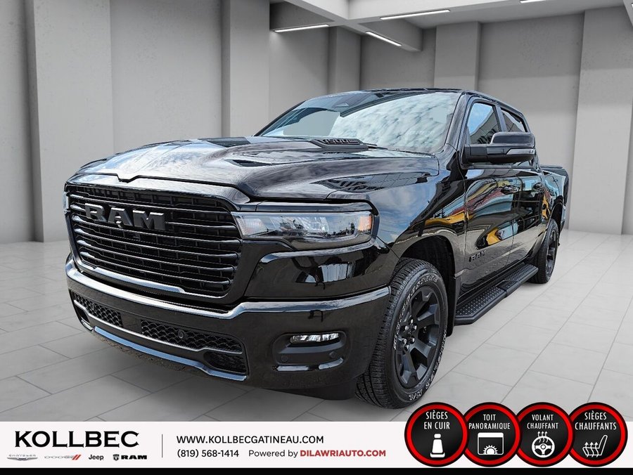2025 RAM 1500 SPORT *** UN PROPRIO + CLEAN CARFAX *** Black