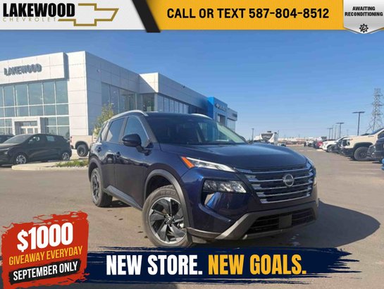 2025 Nissan Rogue SV AWD 1.5L | Panoramic Sunroof Blue