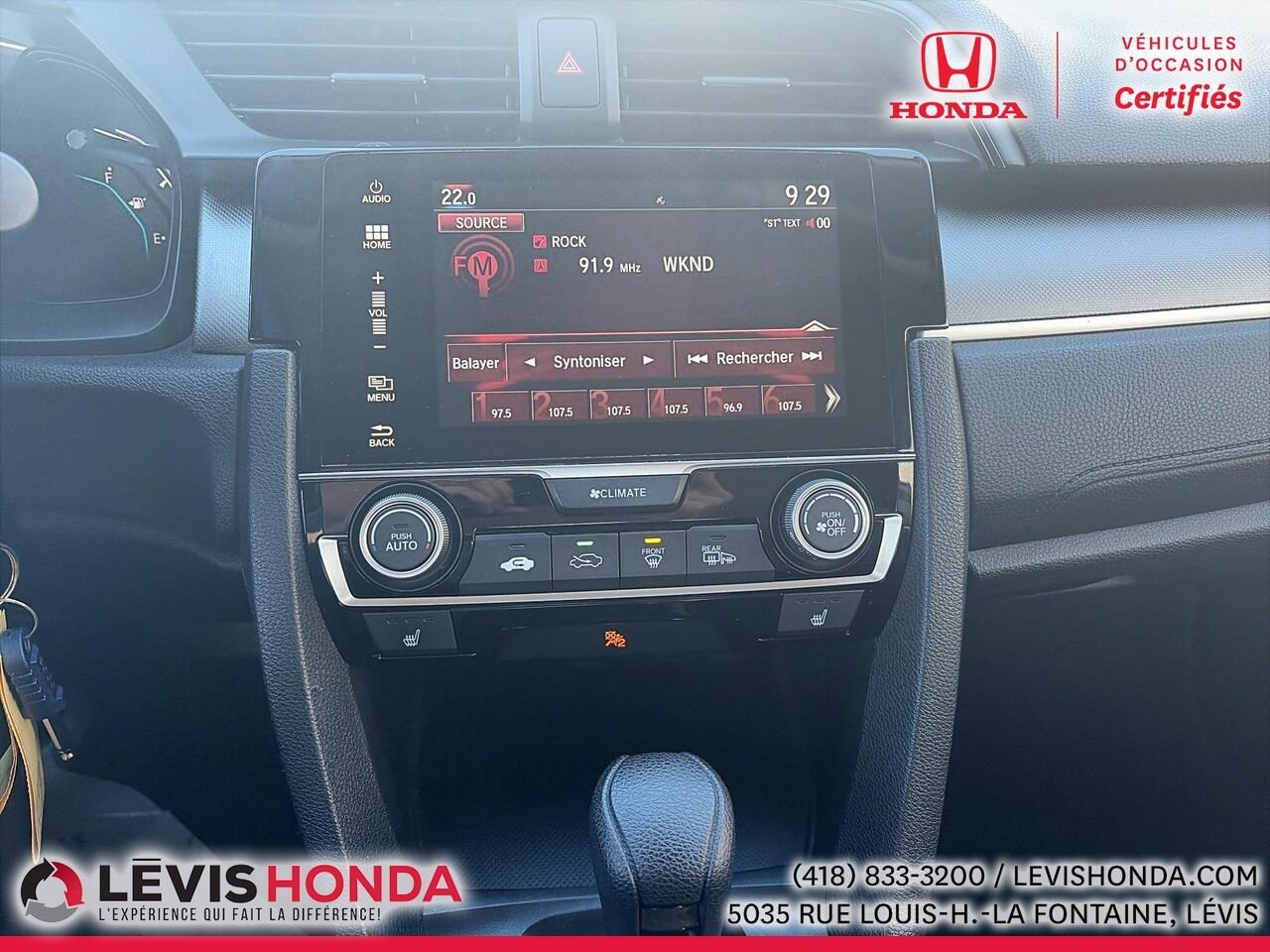 2018 Honda Civic Berline LX CVT Silver Lévis - photo #20