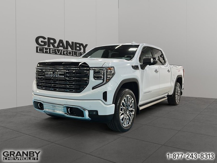 GMC Sierra 1500 K1500 SIERRA CREW CAB DENALI ULTIMATE S/BOX (5SB) 2026 BLANC GLACIER, TRIPLE COUCHE