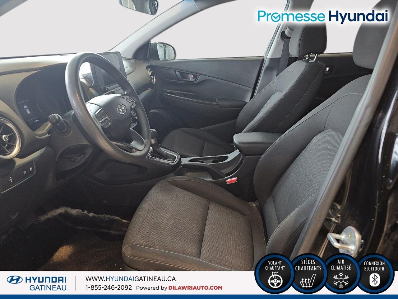 2023 Hyundai Kona 2.0L Essential *** awd , sieges chauffant , certifier *** Black Ottawa & Gatineau - photo #8