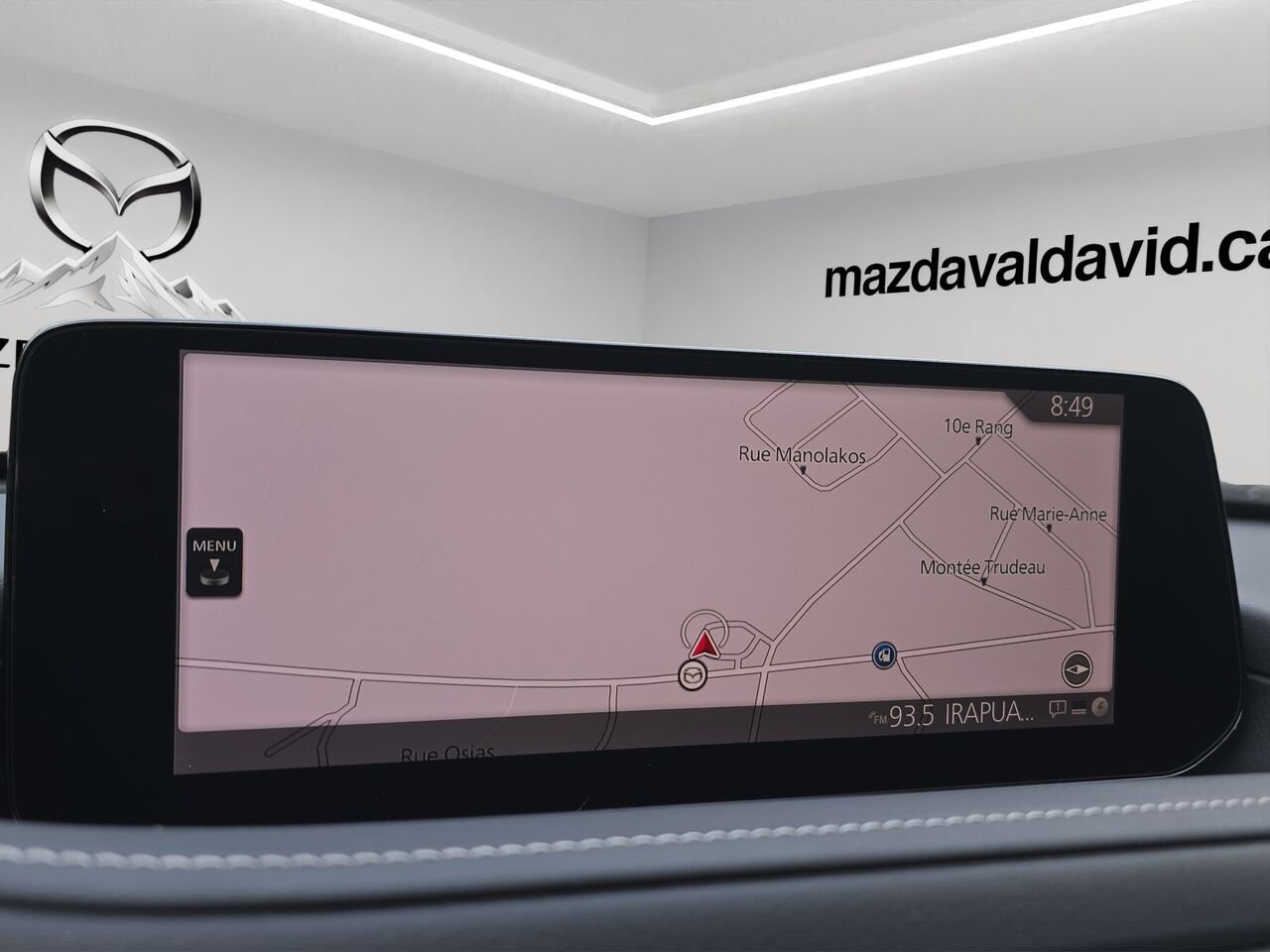 Mazda CX-30 GT, traction intégrale, sièges en cuir, caméra 360°, toit ouvrant, Bose 12 HP, affichage tête 2026 Bleu cristal foncé mica Val-David - photo #23