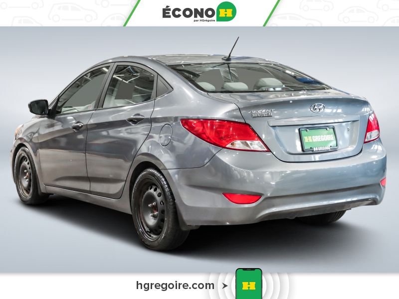 Hyundai Accent 821067 | GLS AUTOMATIQUE A/C TOIT OUVRANT 2017 Gris Laval - photo #5