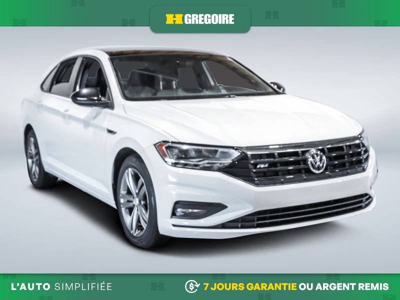 2019 Volkswagen Jetta Highline AUTO AC CUIR TOIT MAGS CAM RECULE BLUETOO White