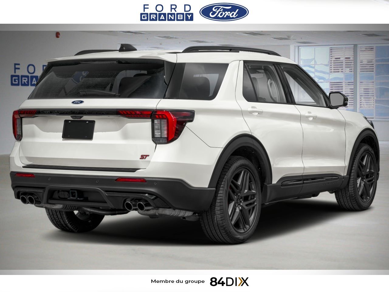 2026 Ford Explorer Star White Metallic Tri-Coat Granby - photo #1