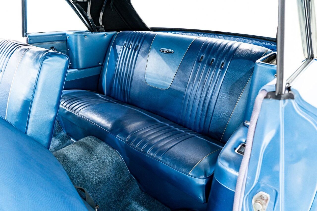 1963 Ford Galaxie 500 *PRIX EN USD* 406 Cu In TriPower 4-Speed Convertible Blue Montreal - photo #37