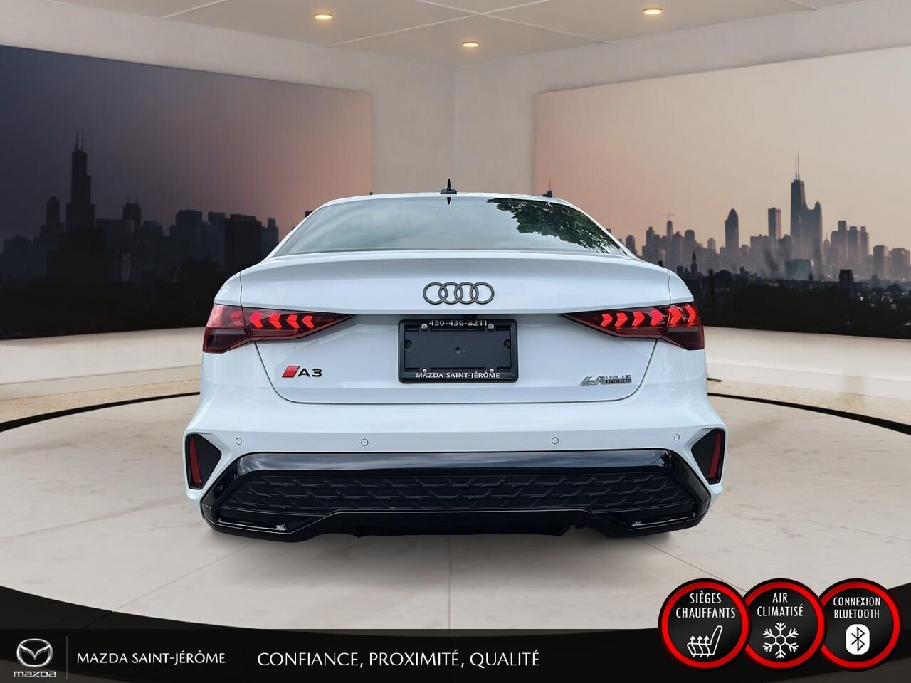 2025 Audi A3 berline White Ste-Agathe des Monts - photo #6