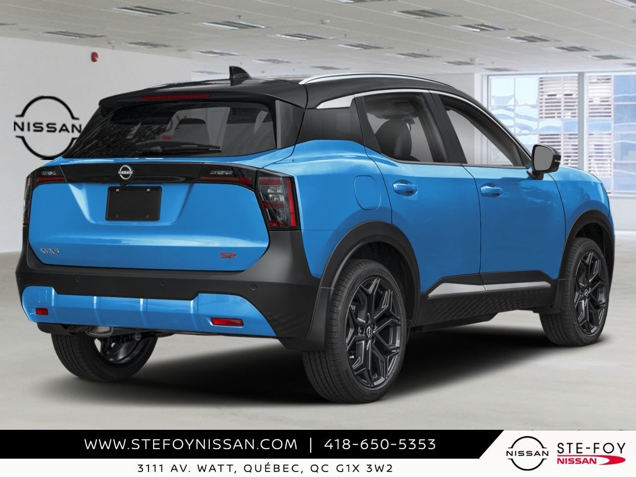 NISSAN Kicks 2027 Bleu glacial arctique/Noir intense Ste-Foy - photo #2