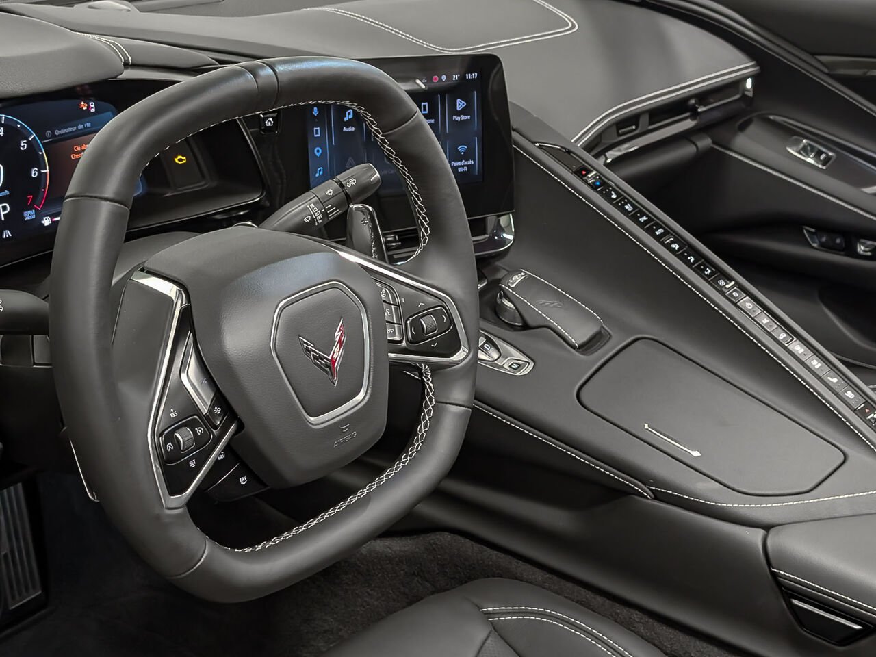 CHEVROLET CORVETTE STINGRAY CABRIOLET Exhaust Performance Suspension Active Bas Km 2024 Gris Sherbrooke - photo #17
